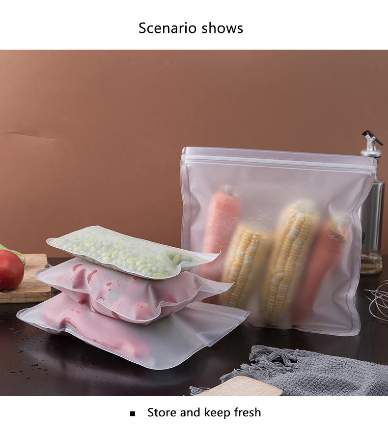EcoSeal Reusable Food Storage Bags