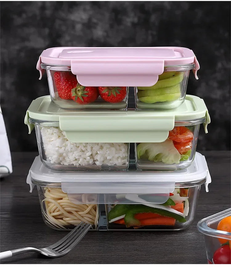 FreshLock Glass Bento Box