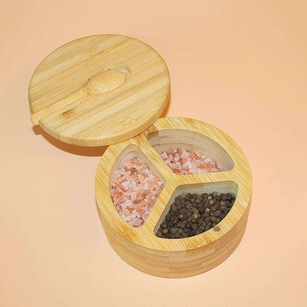 MagnaBamboo Salt & Pepper Jars