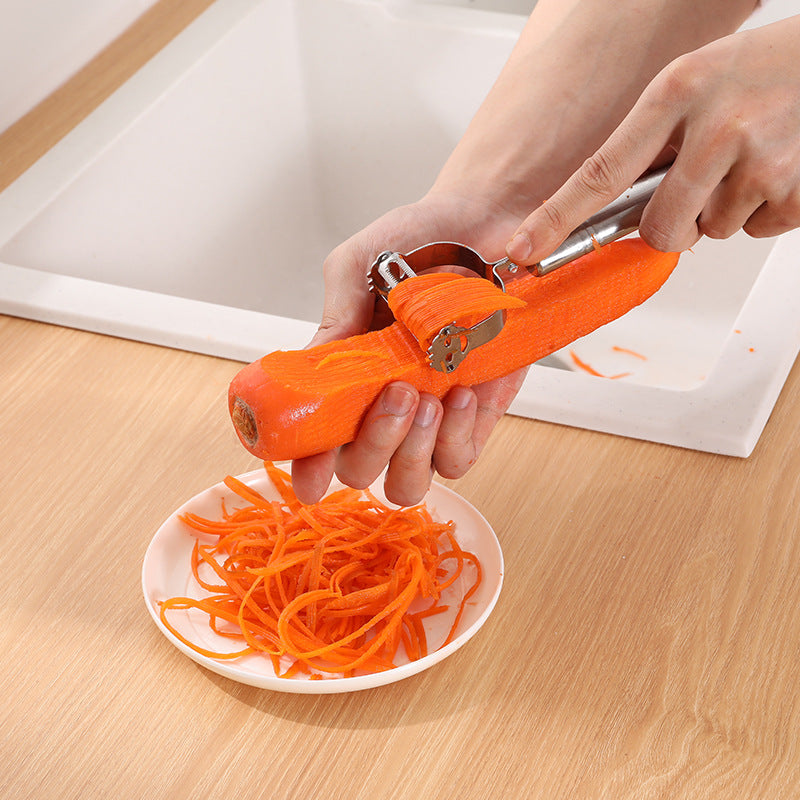 EcoSlice 3-in-1 Stainless Steel Peeler