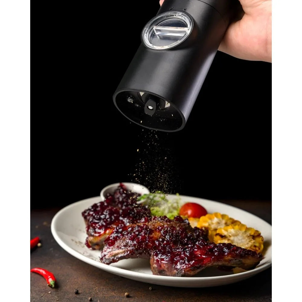 GrindEase Electric Salt & Pepper Mill Set