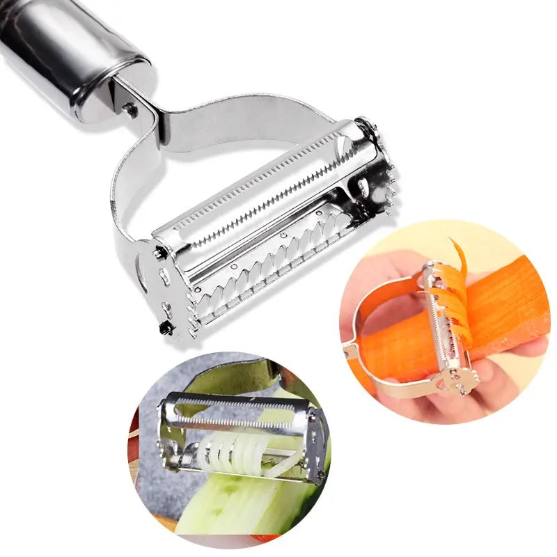 EcoSlice 3-in-1 Stainless Steel Peeler