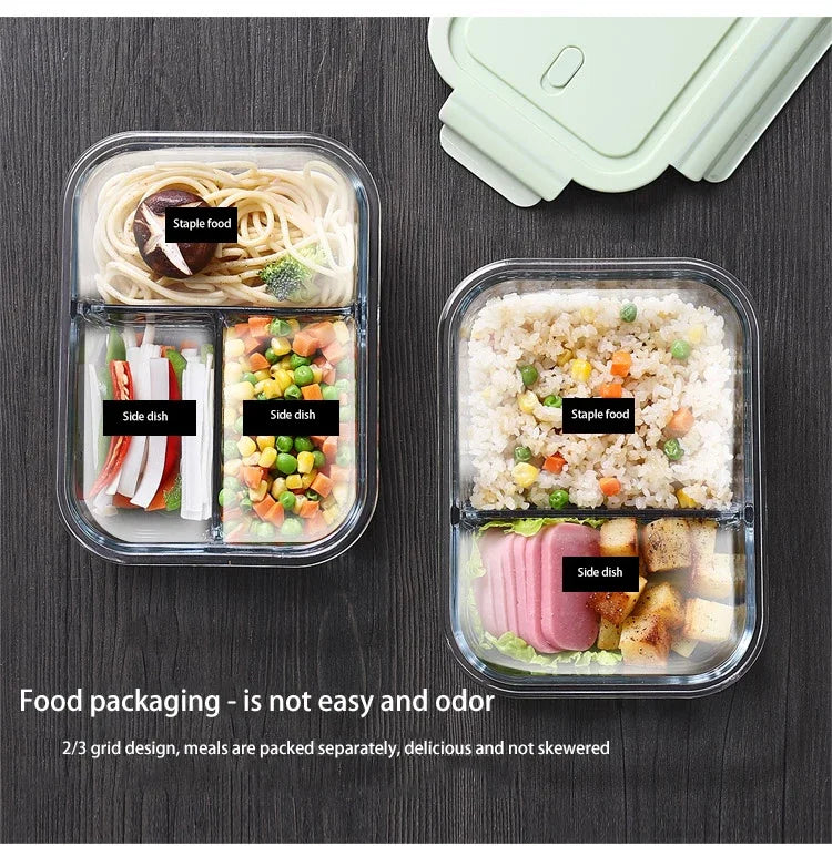 FreshLock Glass Bento Box