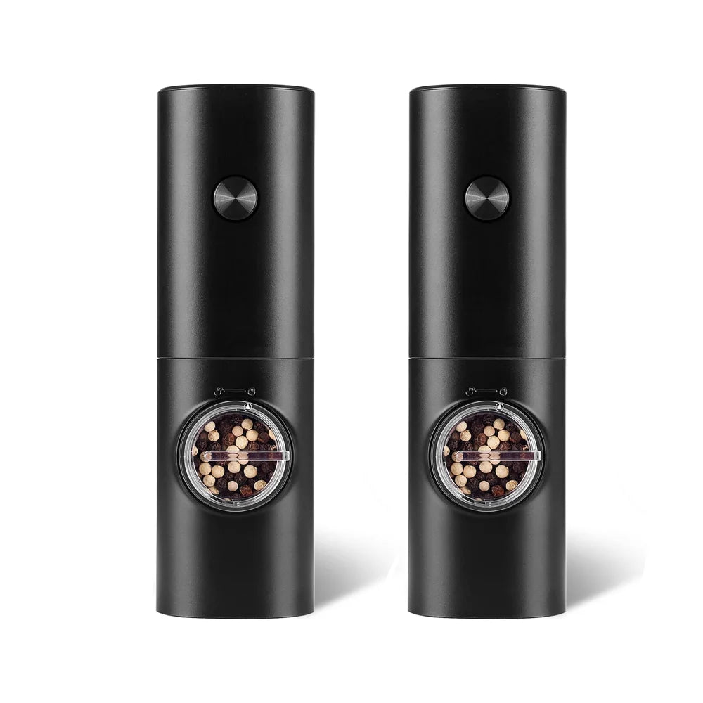 GrindEase Electric Salt & Pepper Mill Set